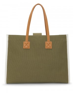 Bolso Tote Vince Camuto Saly Mujer Verde Oscuro | 297-WCFLGP