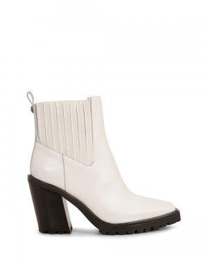 Booties Vince Camuto Aresse Mujer Creme Blancas | 294-ZWEYHJ