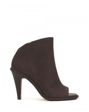 Booties Vince Camuto Finndaya Peep-Toe Mujer Marrones | 864-QGAUXJ