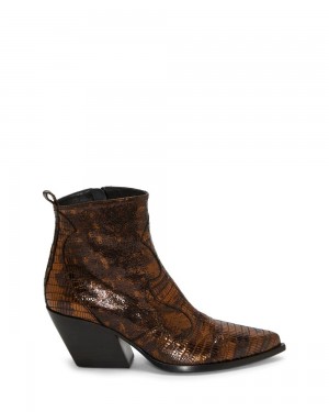 Booties Vince Camuto Leonah Mujer Marrones | 893-OACYRJ