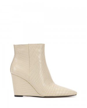 Booties Vince Camuto Teeray Wedge Mujer Kaki | 846-CLDAEM