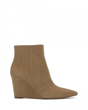 Booties Vince Camuto Teeray Wedge Mujer Marrones | 095-AOJFRN