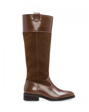 Botas Altas Vince Camuto Selpisa Extra Wide-Calf Mujer Marrones | 314-UHDKVE