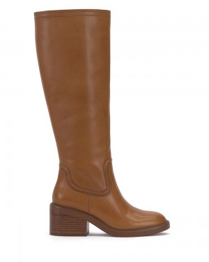 Botas Altas Vince Camuto Vuliann Extra Wide-Calf Mujer Marrones | 236-VSXWLQ