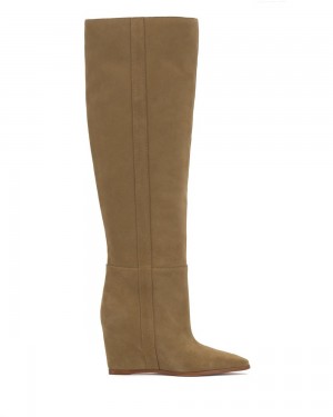 Botas Cuña Vince Camuto Tiasie Mujer Marrones | 261-YVAMRK