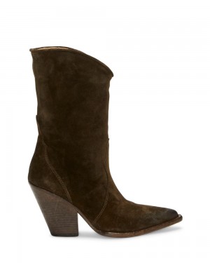 Botas Cuero Vince Camuto Pattia Mujer Marrones | 802-OTABRH