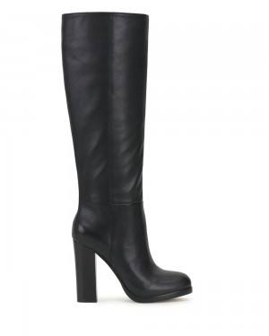 Botas Hasta La Rodilla Vince Camuto Crutinie Extra Wide-Calf Mujer Negras | 490-FXNQWP