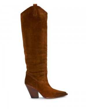 Botas Hasta La Rodilla Vince Camuto Jessikah Mujer Marrones | 189-CAWSRP