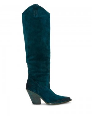 Botas Hasta La Rodilla Vince Camuto Jessikah Mujer Verde | 937-JYLBPS