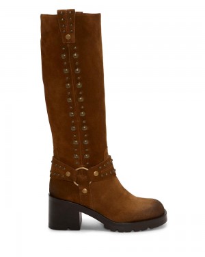 Botas Hasta La Rodilla Vince Camuto Valira Wide-Calf Mujer Marrones | 163-HDJFRQ