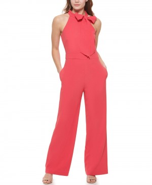 Mono Vince Camuto Bow-Neck Mujer Coral | 142-FBYPIK