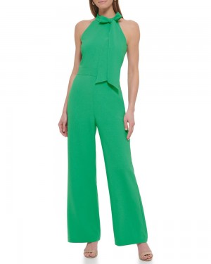 Mono Vince Camuto Bow-Neck Mujer Verde | 942-QIJCYS