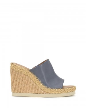 Mulas Vince Camuto Brissia Wedge Mujer Azules | 837-UQJOXD