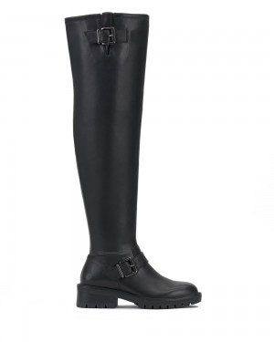 Over-The-Knee Boots Vince Camuto Abrila Mujer Negras | 069-SNTRGZ