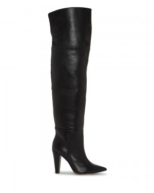 Over-The-Knee Boots Vince Camuto Minnada Wide-Calf Mujer Negras | 143-USZBHO