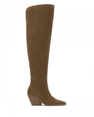 Over-The-Knee Boots Vince Camuto Shaharla Mujer Marrones | 829-VZJHLO