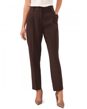 Pantalon Vince Camuto Cropped Directo-Leg Mujer Marrones Chocolate | 096-HYLANR