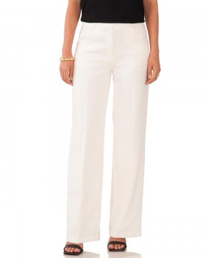 Pantalon Vince Camuto Wide-Leg Mujer Blancas | 687-YGBHOI