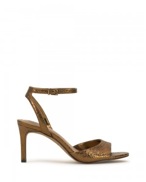 Sandalias Vince Camuto Arilene Heel Mujer Doradas | 814-AFZJOG