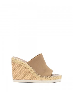 Sandalias Vince Camuto Brissia Wedge Mujer Marrones | 586-LGZKYP