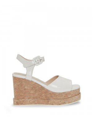 Sandalias Vince Camuto Byndy Wedge Mujer Blancas | 308-LJOVMC