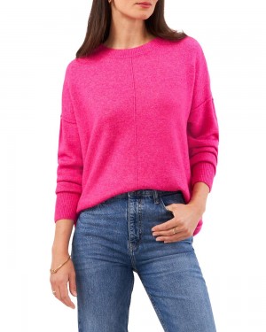 Suéter Vince Camuto Crewneck Mujer Moradas | 421-CLZIDX