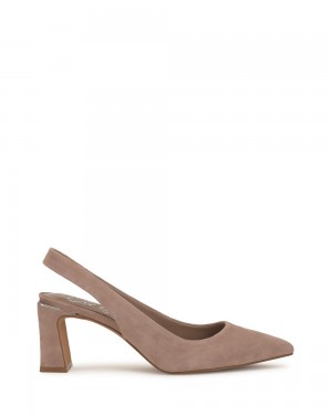 Tacones Vince Camuto Hamden Slingback Mujer Marrones | 385-LCRNAS