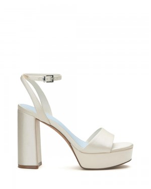 Tacones Vince Camuto Pendry Platform Heel Mujer Blancas | 603-PTZHMX