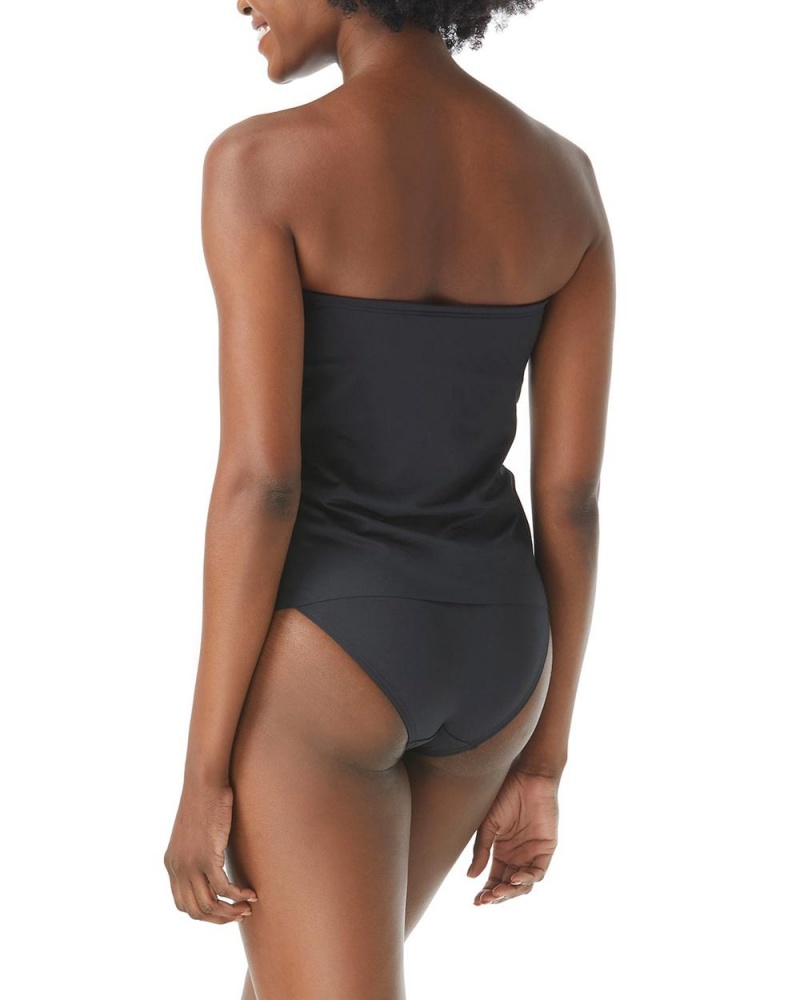 Bikinis Vince Camuto Draped Tankini Mujer Negras | 034-QSVJCG