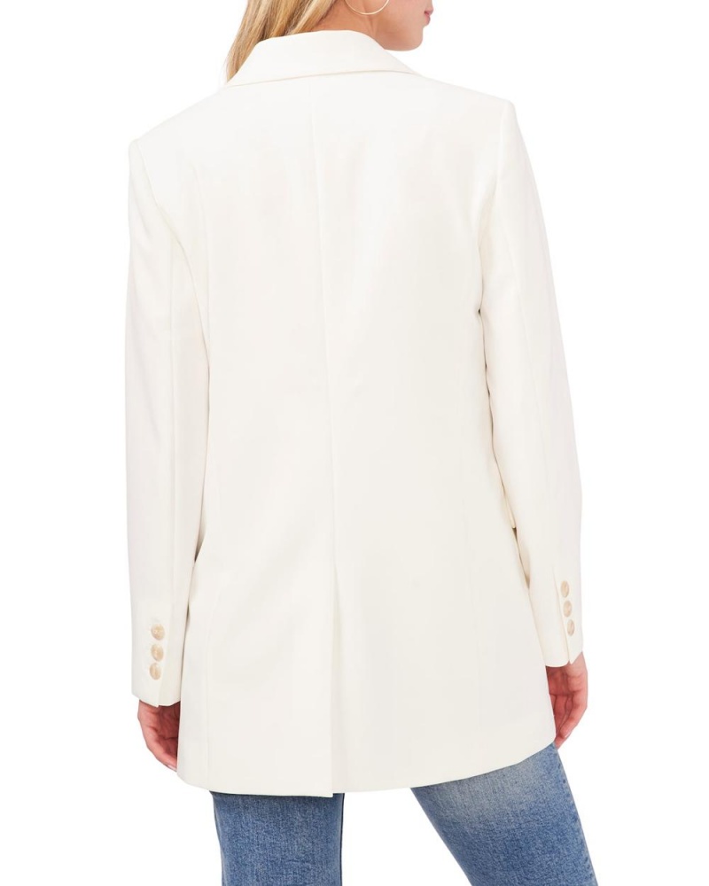 Blazer Vince Camuto Notch-Lapel Mujer Blancas | 247-IONATW