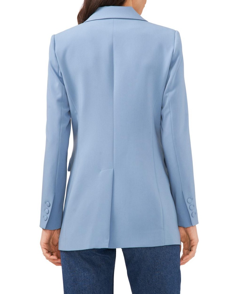 Blazer Vince Camuto One-Button Peak-Lapel Mujer Azules | 873-EMOANJ