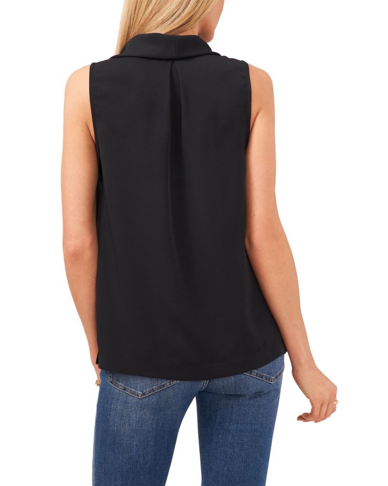 Blusa Vince Camuto Cowl-Neck Sleeveless Mujer Negras | 960-VZXPIJ