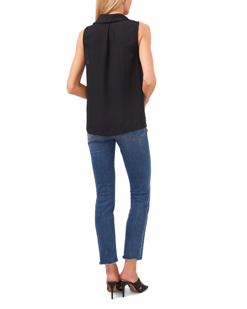 Blusa Vince Camuto Cowl-Neck Sleeveless Mujer Negras | 960-VZXPIJ