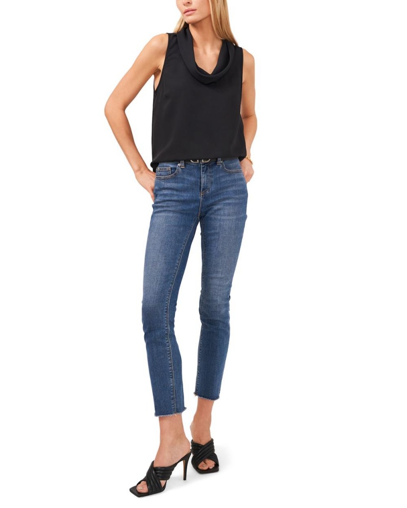 Blusa Vince Camuto Cowl-Neck Sleeveless Mujer Negras | 960-VZXPIJ