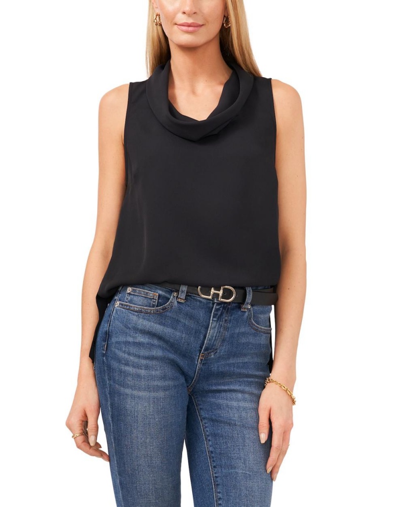 Blusa Vince Camuto Cowl-Neck Sleeveless Mujer Negras | 960-VZXPIJ