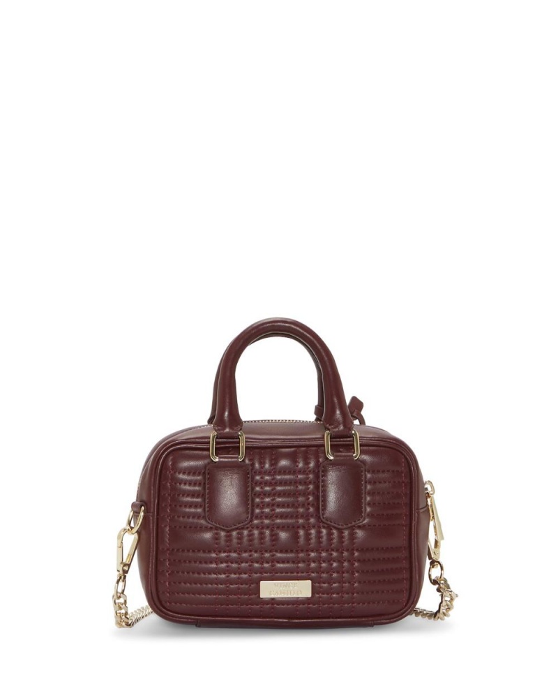 Bolsa Cruzada Vince Camuto Barb Medium Mujer Burdeos | 678-PDZMFT