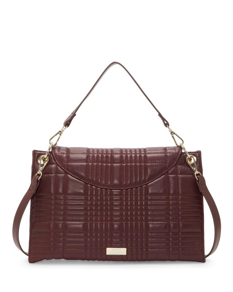 Bolsa Cruzada Vince Camuto Barb Mujer Burdeos | 762-BLAOTD