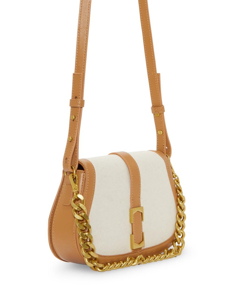 Bolsa Cruzada Vince Camuto Brock Mujer Beige | 472-UXECOG