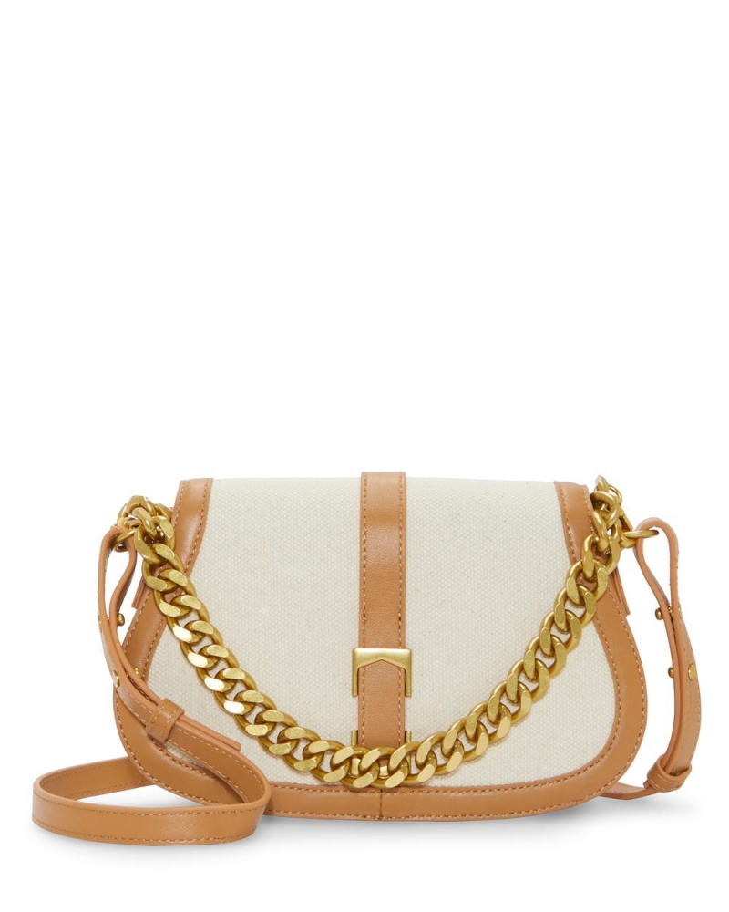 Bolsa Cruzada Vince Camuto Brock Mujer Beige | 472-UXECOG