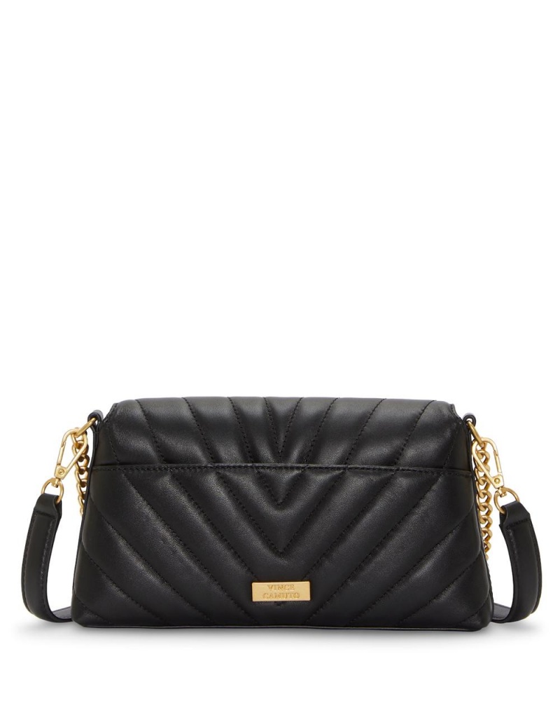 Bolsa Cruzada Vince Camuto Theon Flap Mujer Negras | 425-UYKWXA