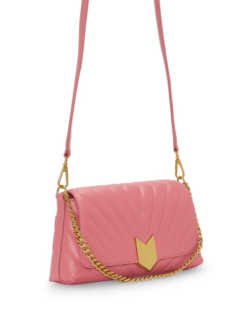 Bolsa Cruzada Vince Camuto Theon Flap Mujer Rosas | 153-FVYHTR