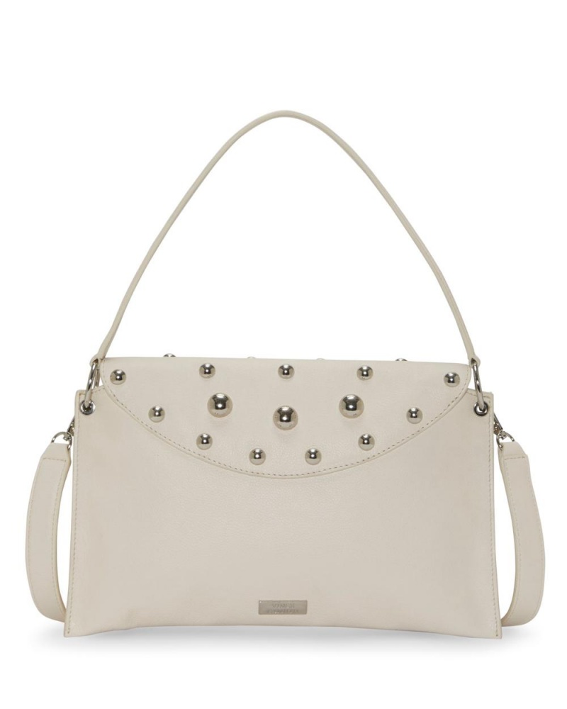 Bolsa Cruzada Vince Camuto Waiyd Mujer Creme Blancas | 715-FVDGHM