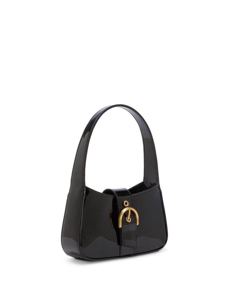 Bolsa de Hombro Vince Camuto Barlo Small Shoulder Bag Mujer Negras | 408-VOMUPJ