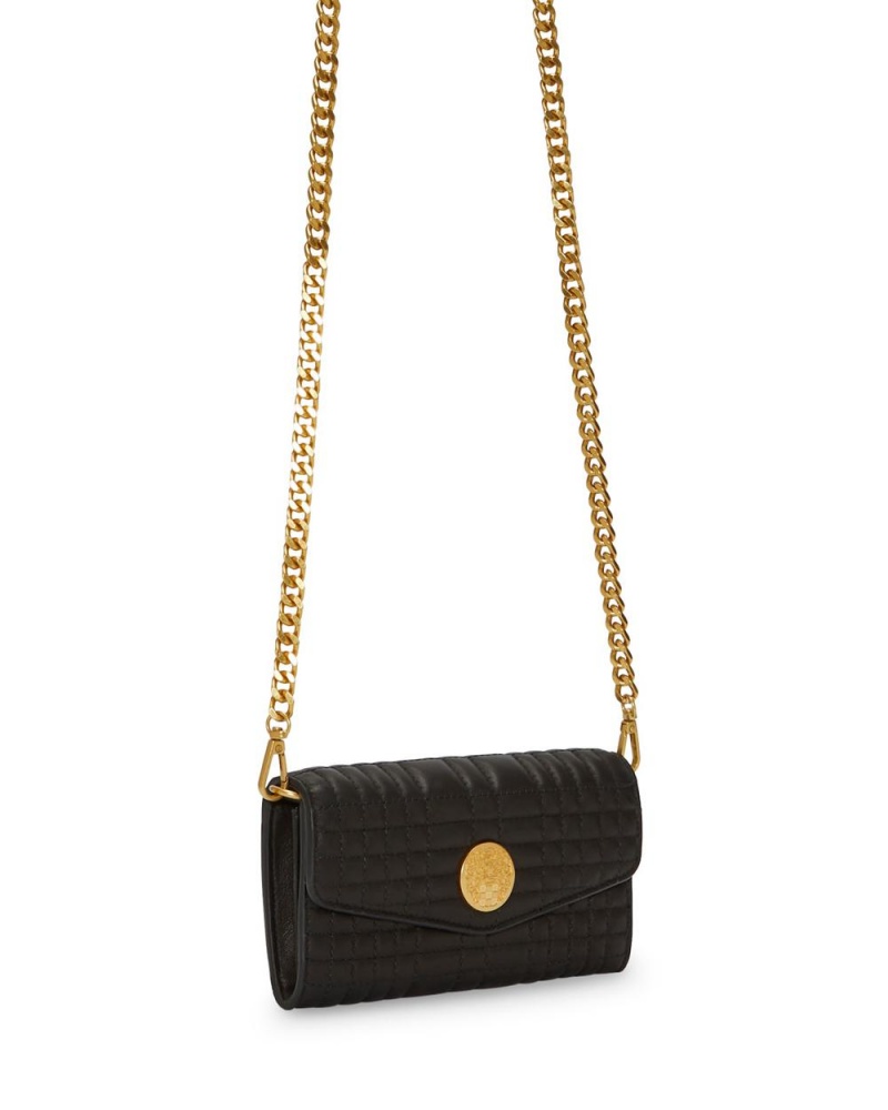 Bolsa de Mano Vince Camuto Barb Wallet On A Chain Mujer Negras | 815-UBPKCW