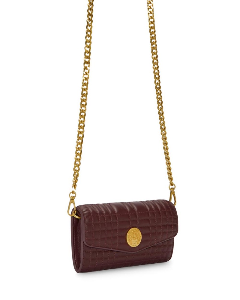 Bolsa de Mano Vince Camuto Barb Wallet On A Chain Mujer Burdeos | 719-KNZIYA