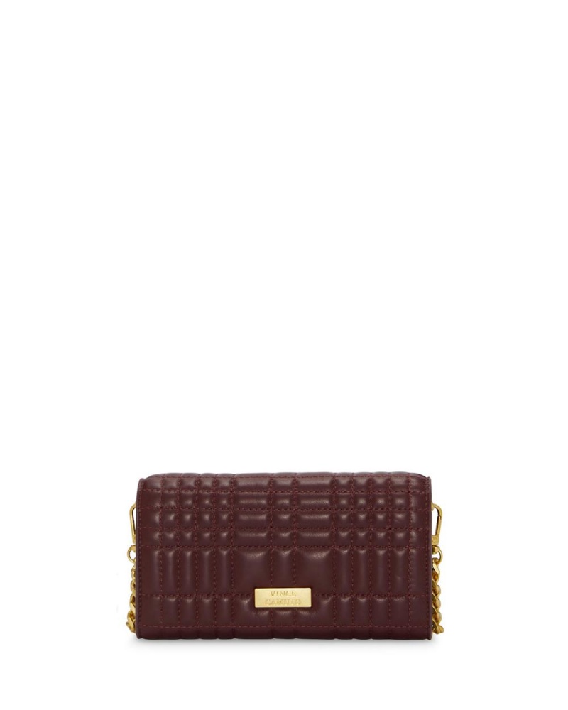 Bolsa de Mano Vince Camuto Barb Wallet On A Chain Mujer Burdeos | 719-KNZIYA