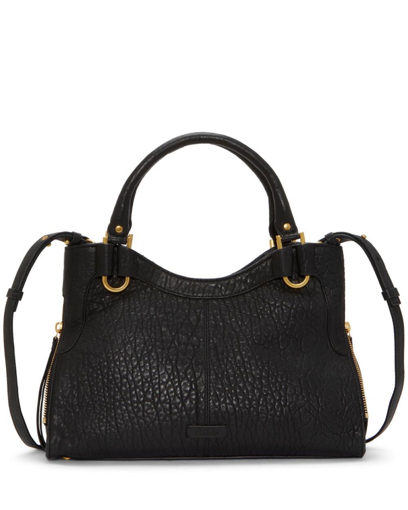 Bolsa de Mano Vince Camuto Kayli Satchel Mujer Negras | 719-JIRZCP