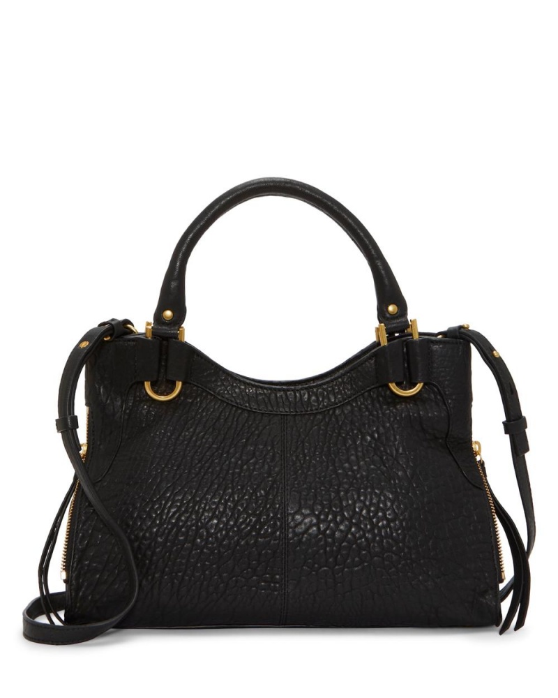 Bolsa de Mano Vince Camuto Kayli Satchel Mujer Negras | 719-JIRZCP