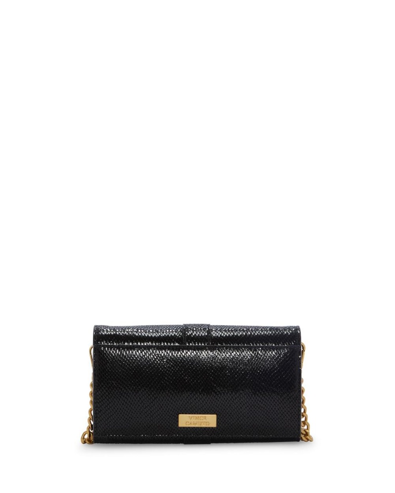 Bolsa de Mano Vince Camuto Marza Wallet On A Chain Mujer Negras | 830-VJYFKE