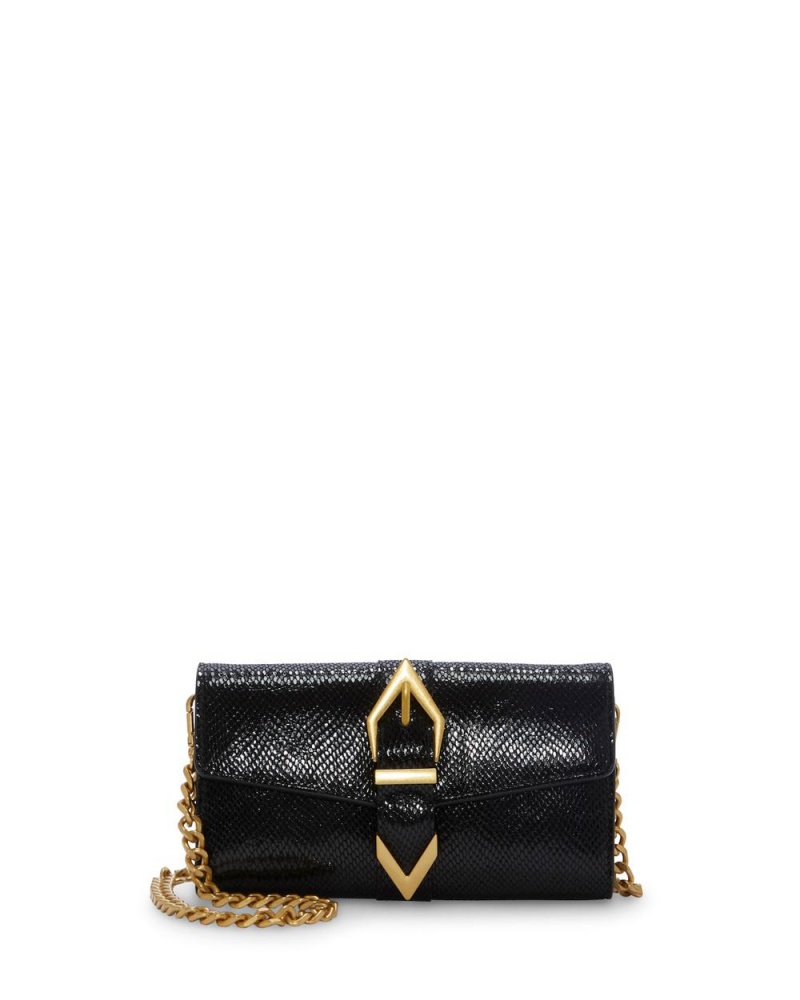 Bolsa de Mano Vince Camuto Marza Wallet On A Chain Mujer Negras | 830-VJYFKE